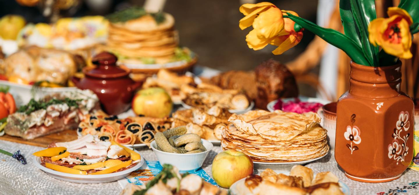 Brunch Menu Display